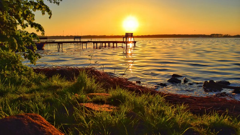 Sonnenuntergang am Arendsee